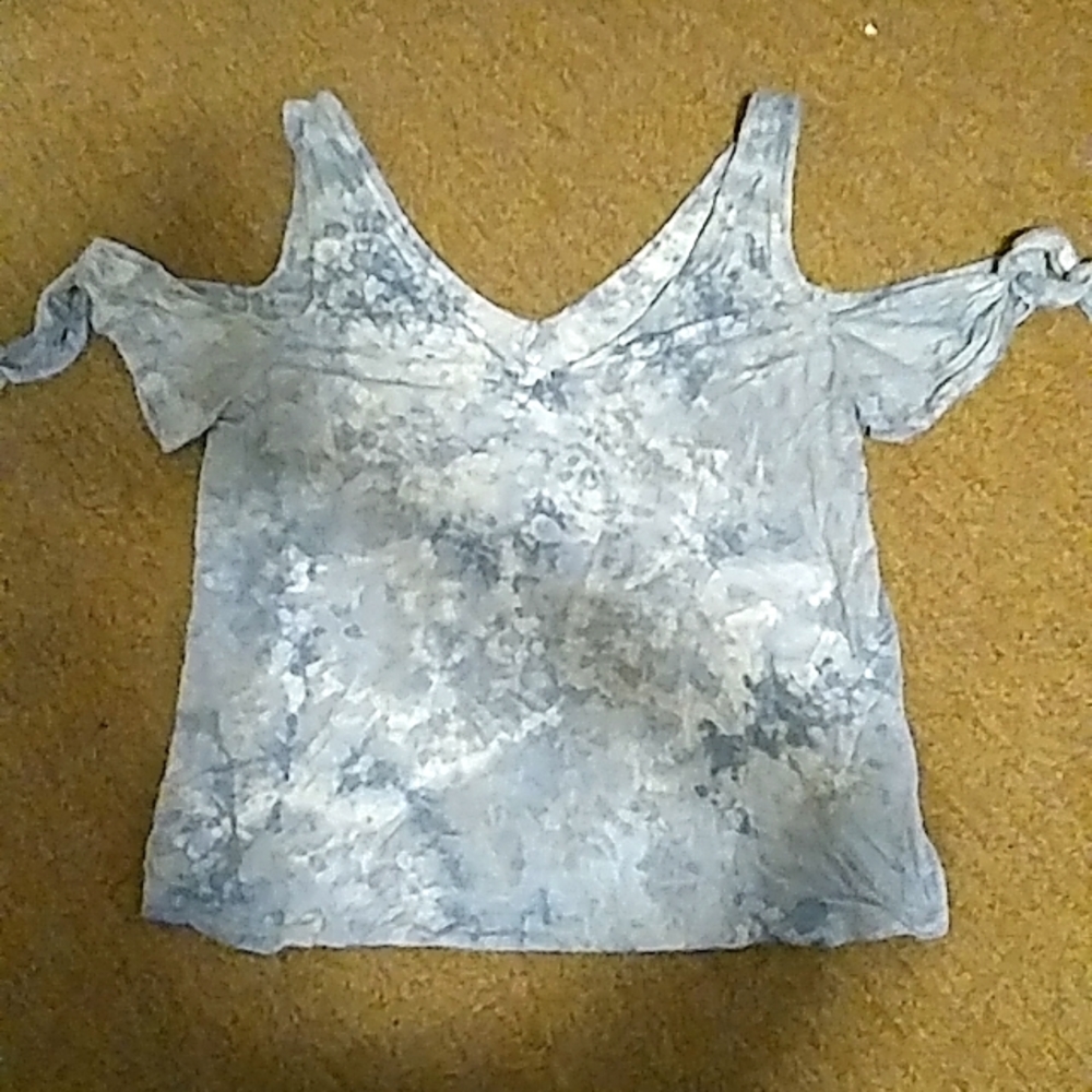 Gray and White Tank